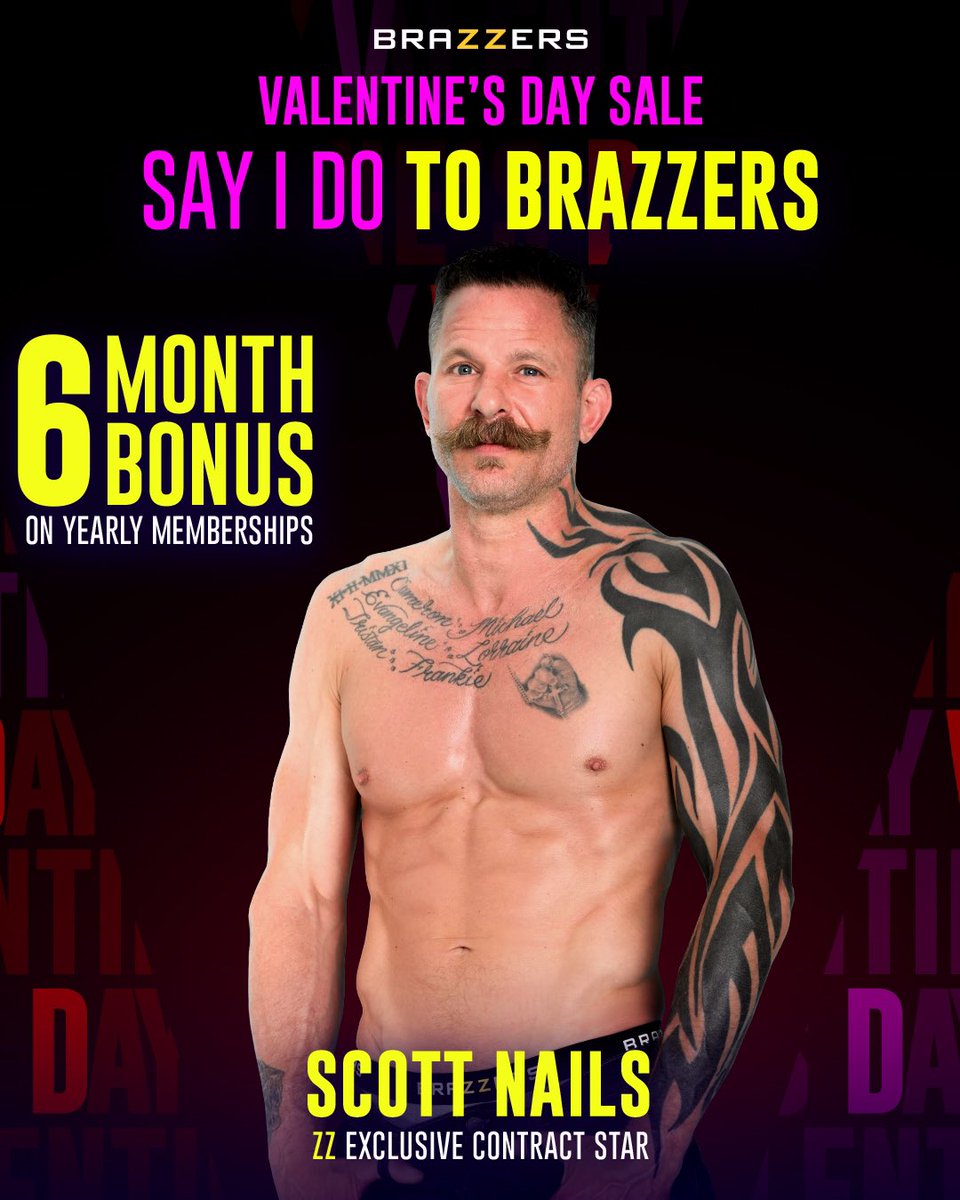 This Valentine's Day get 6 months FREE when you buy 1 year of <a href="/Brazzers/">Brazzers</a> #BeMyValentine 💝 brnw.ch/VdaySale2025