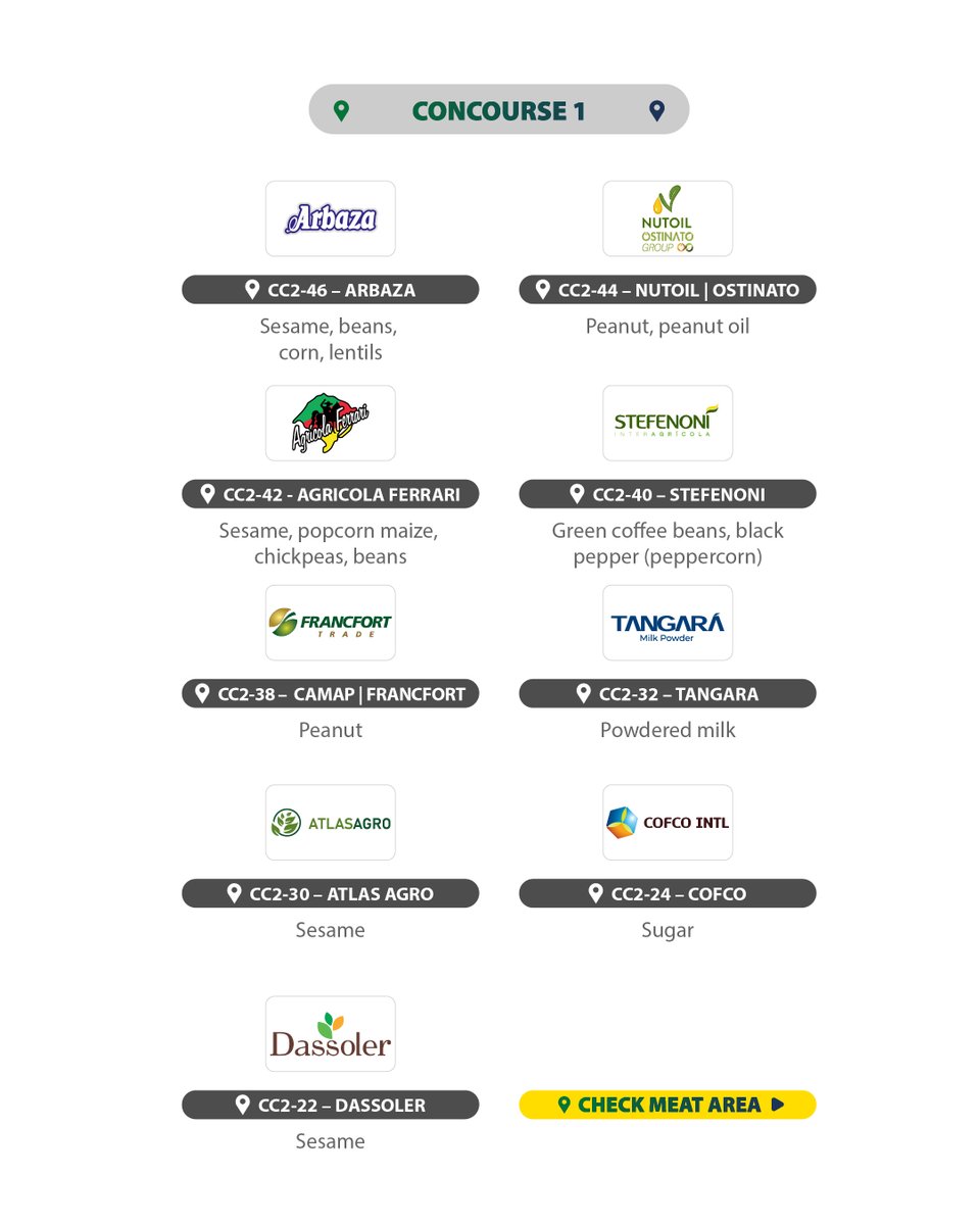 abcc_mea's tweet image. Gulfood 2025 is coming! Discover the exhibiting companies at the two Arab-Brazilian Chamber booths at the biggest food and beverage exhibition in the Middle East, taking place in Dubai, United Arab Emirates, from February 17 to 21.
#ABCC #Gulfood2025