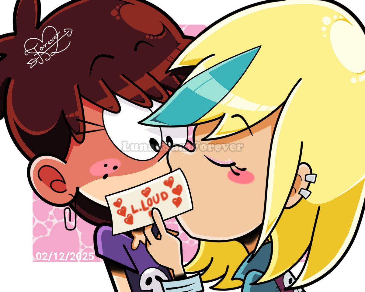 LunaxSamForever's tweet image. &quot;L is for Love&quot; 💜💙
—You&apos;re as charming as ever, L.Loud... —Sam whispered as she leaned over.
—W-Wait! So it was YOU who sent the lett-!?
Happy Valentine&apos;s Day! 💘
#TheLoudHouse #LunaLoud #SamSharp #Saluna #CelShading
