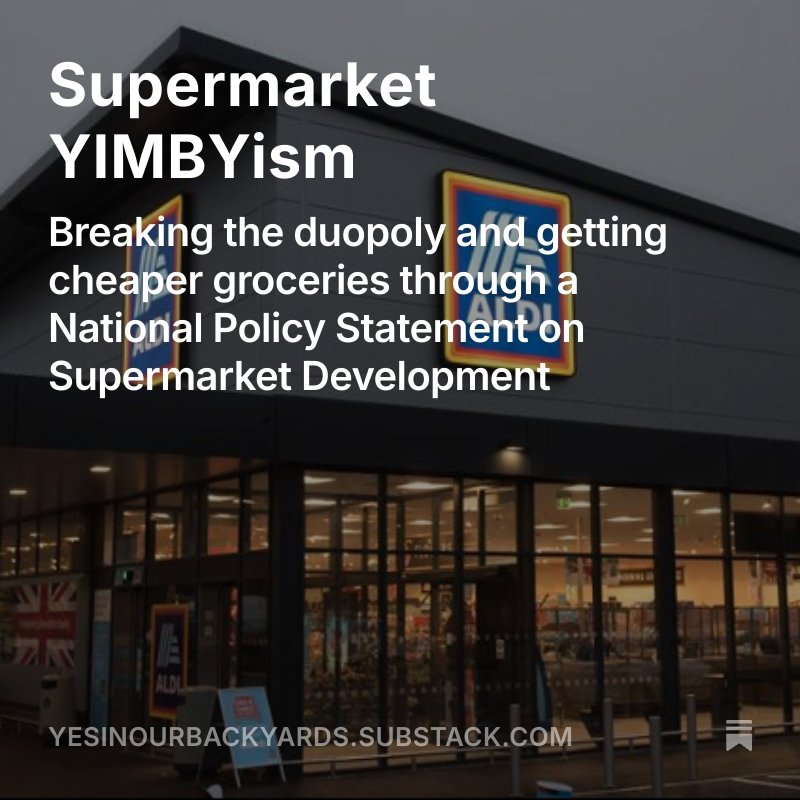 New post from me about Supermarket YIMBYism. The important but forgotten recommendation of the Commerce Commission. It’s time for a NPS-SD – National Policy Statement on Supermarket Development. 🧵