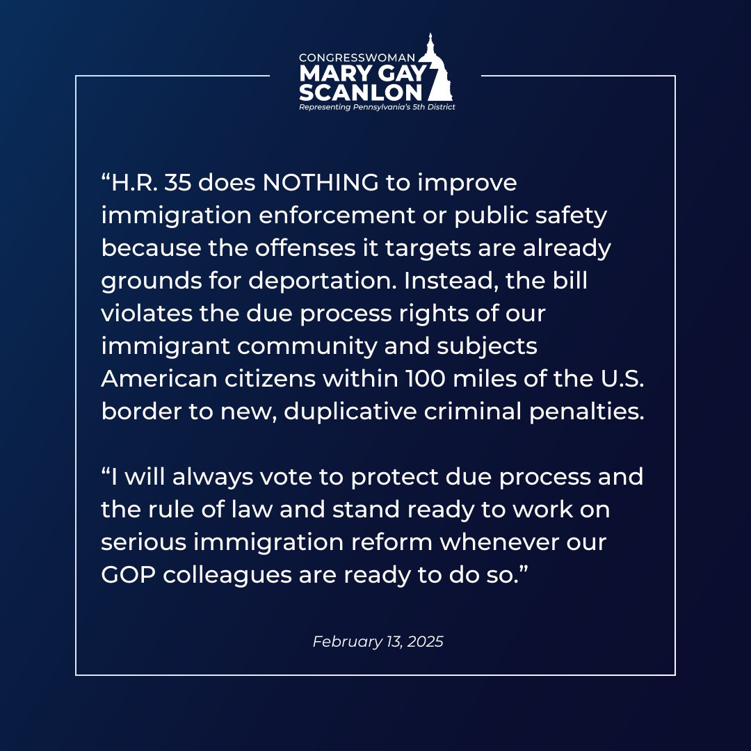 Congresswoman Mary Gay Scanlon tweet media