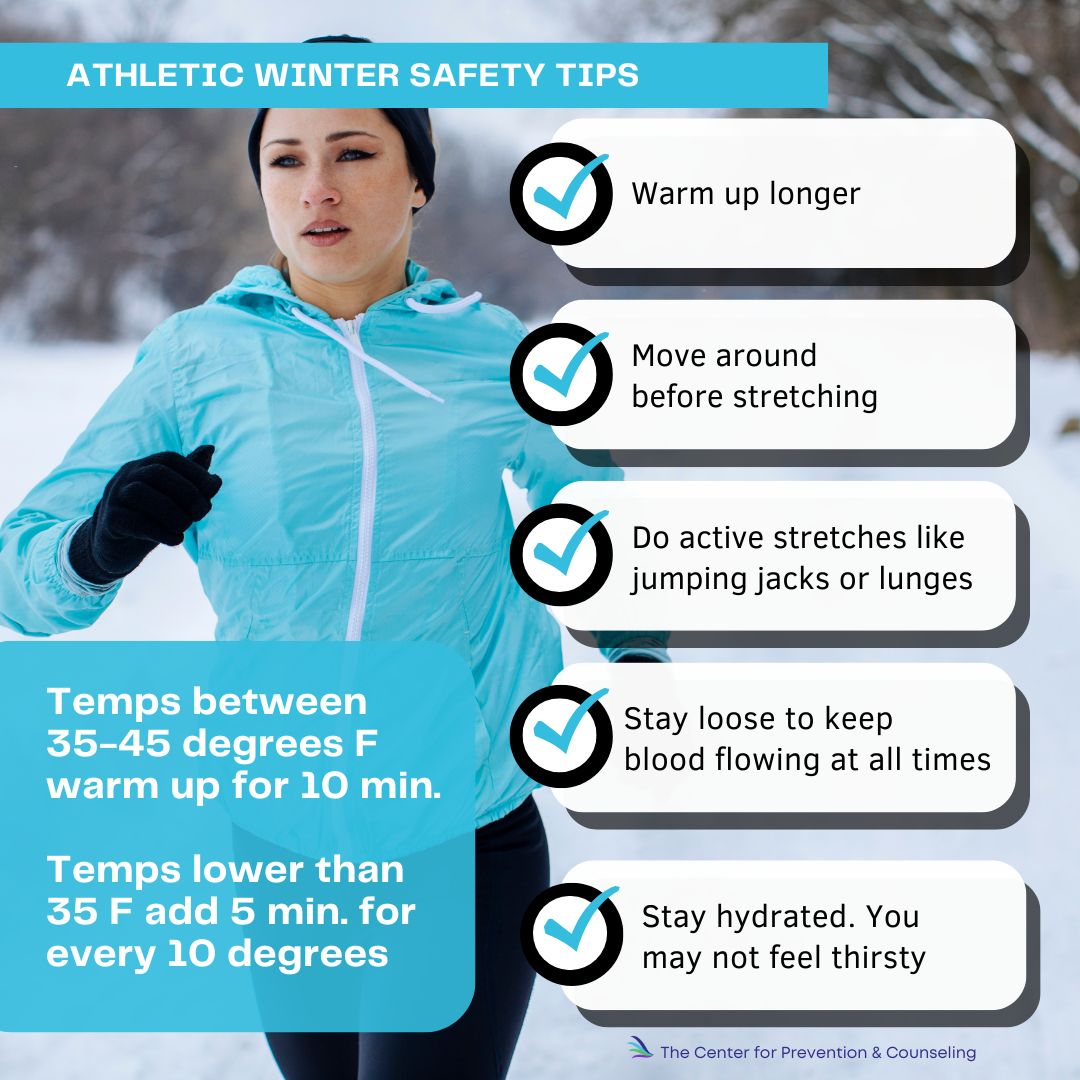 Don't skip your warm-up when the temps drop! Cold muscles are tight muscles, increasing injury risk. Dynamic stretches + light cardio for 15-20 minutes before training activates muscles safely and boosts performance. Your future (and performance records) will thank you!