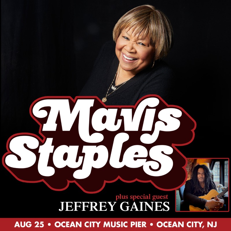 brepresents's tweet photo. 🚨 SPECIAL GUEST ADDED 🚨

We're excited to welcome our good friend @jeffreygmusic to the @OCNJVacation Boardwalk, where he'll join the legendary @mavisstaples for an unforgettable night - Aug 25 at the Ocean City Music Pier!

Tickets on sale now 🎟️ https://t.co/ALt8LFYbyq