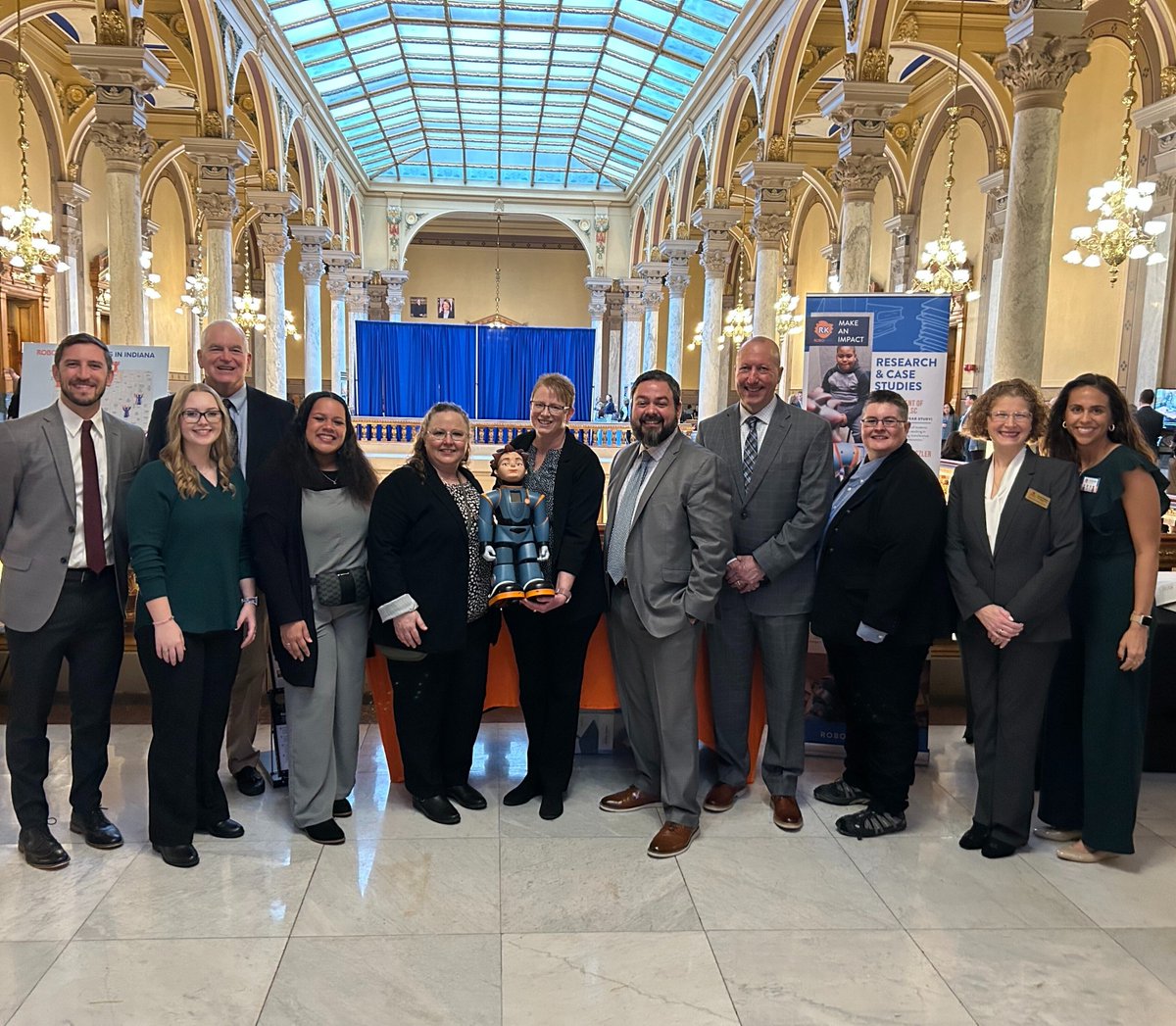 robokind's tweet image. We had an amazing time yesterday at the Rural Caucus meeting, connecting with the legislators who help bring our program to schools across the state.

#RoboKind #ICASE2025 #SpecialEducation #InnovationInEducation #TeacherChampions