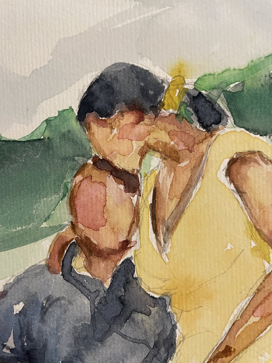 _toriaoni's tweet photo. In the spirit of Love ❤️ 
Watercolor on Paper
2025/ https://t.co/qmGY4swmbh