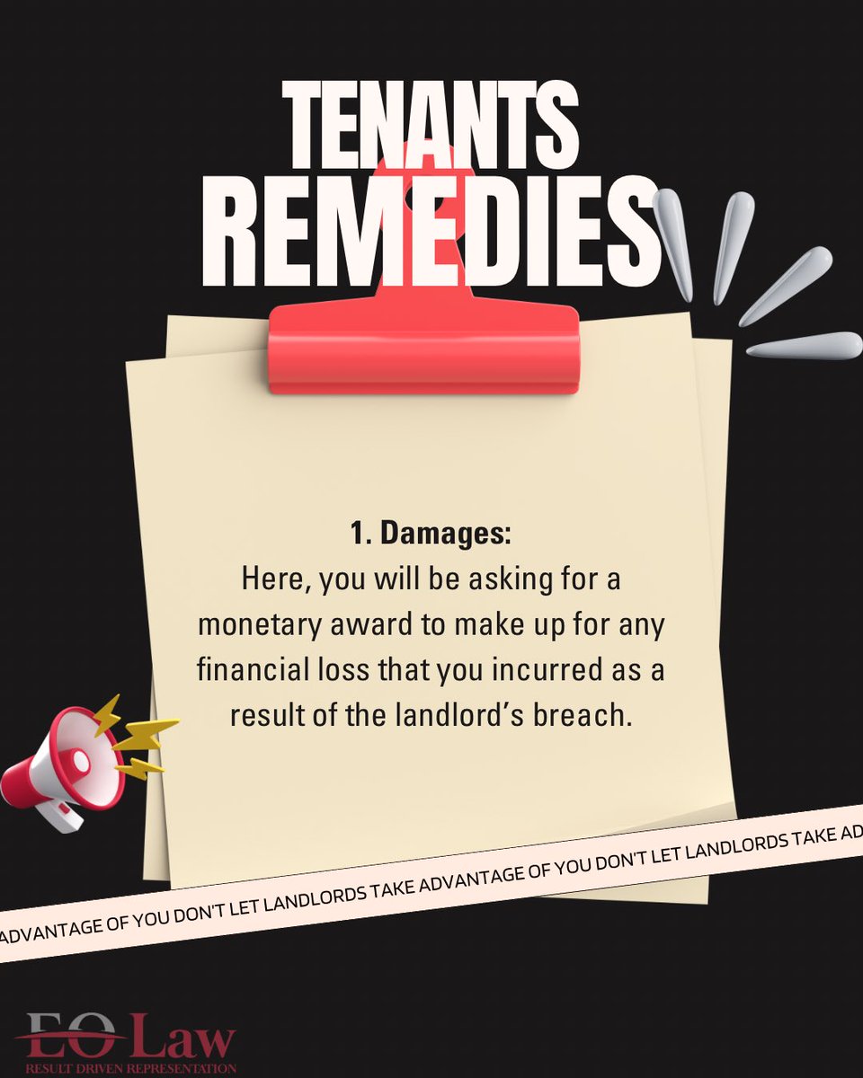 eolawoffice's tweet photo. As a tenant, when a dispute arises between you and your landlord, your first line of action is to mediate. Where a dispute cannot be settled informally, you can consider using the Residential Tenancy Dispute Resolution Service or more formal legal steps.
#tenants https://t.co/79besO7fQM