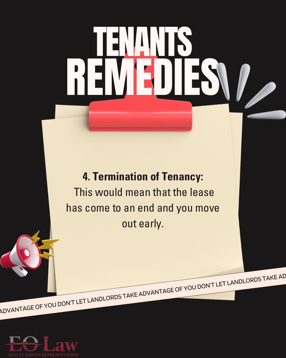 eolawoffice's tweet photo. As a tenant, when a dispute arises between you and your landlord, your first line of action is to mediate. Where a dispute cannot be settled informally, you can consider using the Residential Tenancy Dispute Resolution Service or more formal legal steps.
#tenants https://t.co/79besO7fQM
