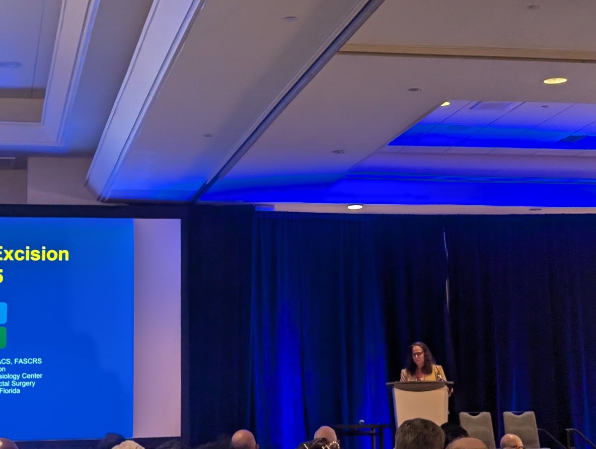ZGaroufalia's tweet photo. @DanaSandsmd sharing her #expertise on transanal excision @ #ICDS2025 @CleveClinicFL 

@SWexner @BoutrosMarylise https://t.co/Q8xgBshvoC