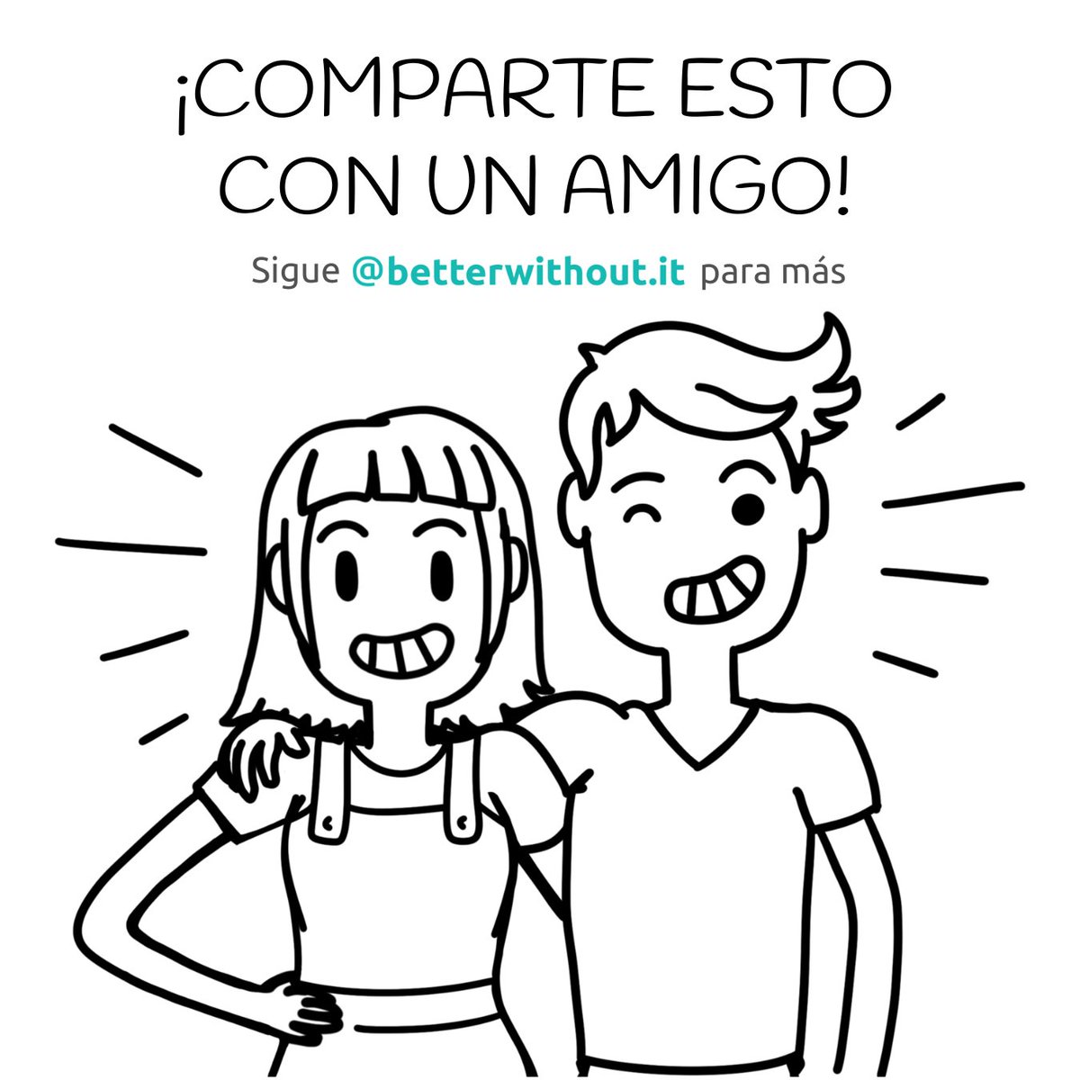 BetterWithoutIt's tweet photo. Un amigo que está ahí para ti, pase lo que pase, es una parte vital de tu sistema de apoyo. ¡Hazle saber lo mucho que lo aprecias! Si tienes la suerte de tener un amigo así, comparte este post con él o ella para recordarle lo importante que es para ti. ❤️

¡Síguenos para más! https://t.co/u4QM8Lu72z