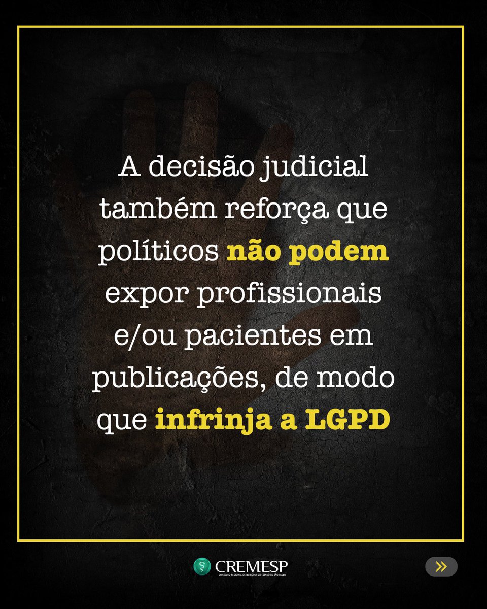 Cremesp tweet media