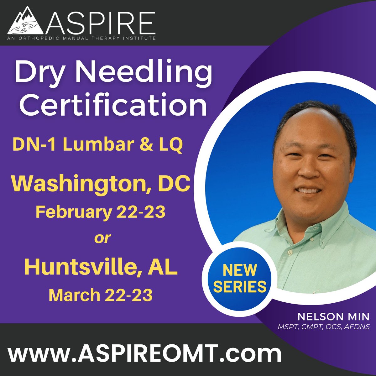 🌟 Enhance your clinical practice with Dry Needling!

🔍 Address myofascial pain, improve mobility, stability, and motor recruitment - all in one go!

🛠️ Ready to level up your toolkit? Let's dive in!

#physicaltherapist #physicaltherapy #pain #chronicpain #dryneedling