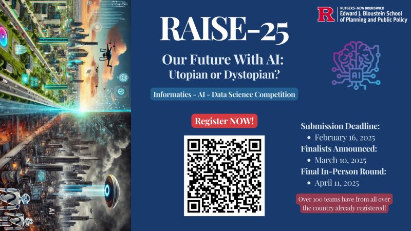 RutgersMPI's tweet photo. RAISE-25 Online Submission  Deadline has been extended to February 16, 2025.
Register Now!
🔗 Registration form: https://t.co/HhxbST6jsa
Follow us on LinkedIn: https://t.co/glMJhiCmzi
Learn more about the MPI program: https://t.co/prH56ftN64 https://t.co/ojzYPAlg41
