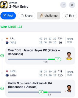 gamble2freedom's tweet photo. I turned $10 into $10,000 on Underdog Streaks! 💰

Here’s exactly how I did it using @OddsJam in just 20 minutes a day.👇🏽🧵 https://t.co/UUD06sfvi1