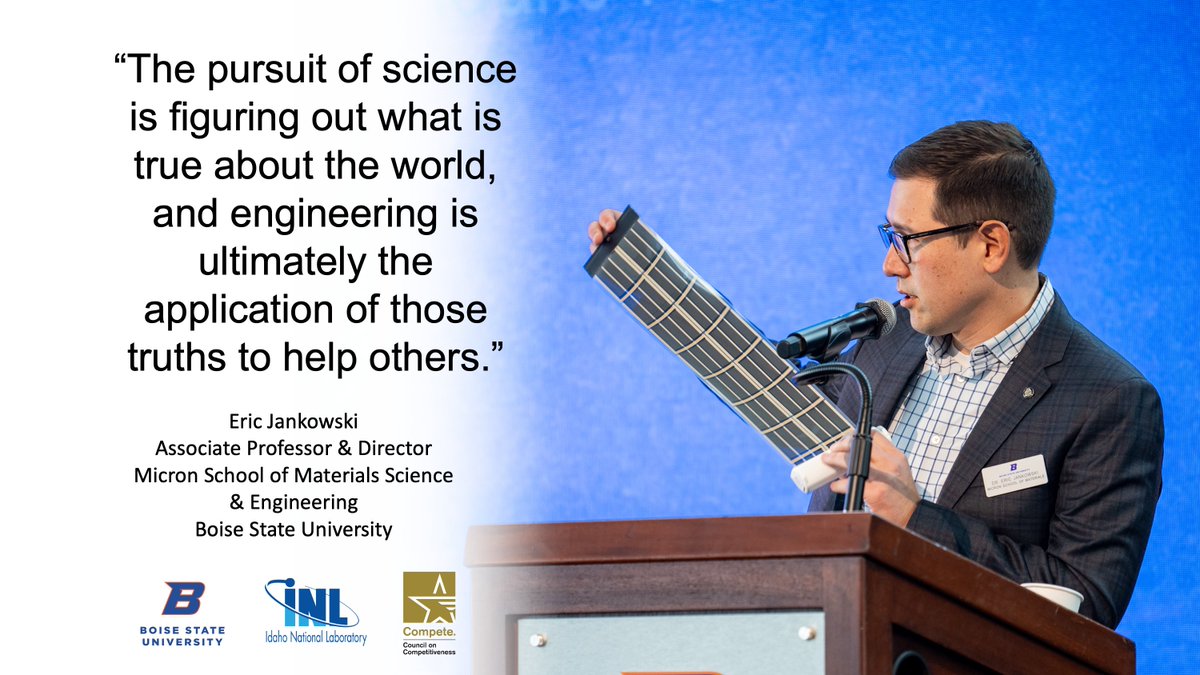 How do we fill the growing demand for engineers? We need a revolution in the way we talk about engineering. That was a key takeaway from Eric Jankowski (<a href="/oldmanjank/">Eric Jankowski</a>) of <a href="/BoiseState/">Boise State University</a> during  his Tech Talk at the Mountain West #CompConvo.