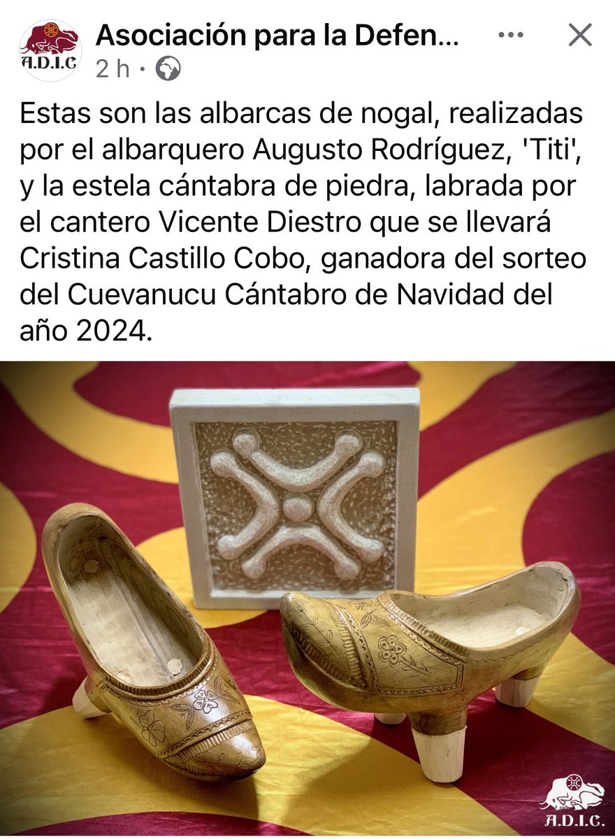 Nuestros amigos de <a href="/ASOCIACIONADIC/">Asociación ADIC</a> incorporan al Cuevanucu este premio tan guapu