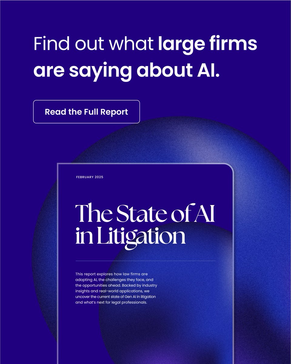 AI is revolutionizing the legal industry, but how are top firms reacting?

Our comprehensive report breaks down the full story, from the excitement over AI’s potential to the hurdles that still need to be overcome.

Download the report and see what the industry’s biggest players