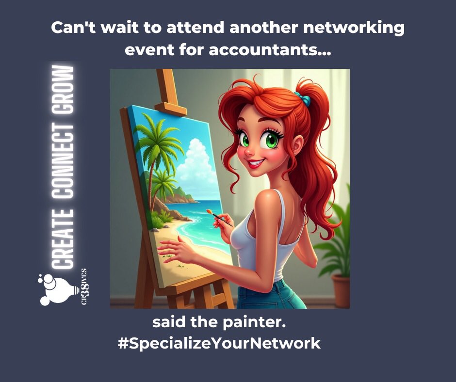 Want to specialise your network?

Want to stop scrolling past irrelevant connections?

Join us on February 21st - a creative meeting for creative people.

Book now

eventbrite.co.uk/e/cr38ives-onl…
#creativecommunity #businessofbeingcreative