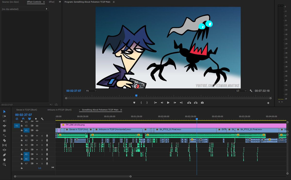 TerminalMontage's tweet image. Something About Pokemon Trading Card Game Pocket will be ready this weekend! If you want your name to show up in the Supporter Credits become a $5 (Tier 2) or up Patron by 5PM PST Friday 2/14!  patreon.com/terminalmontage   

#SomethingSeries #Terminalmontage #Pokemon #Parody