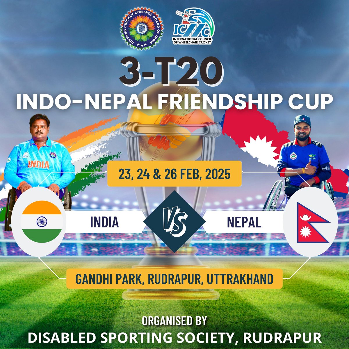 Coming Soon
#supportwheelchaircricket #