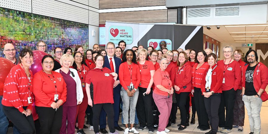 Heart Institute (@heartinstitute) on Twitter photo Our teams gathered today to wear RED in support of the women and their families who’ve been affected by heart disease. Help us raise awareness for women’s heart health! #HerHeartMatters! #WearRedCanada wearredcanada.ca
<a href="/CWHHAlliance/">Canadian Women's Heart Health Alliance (CWHHA)</a>
<a href="/CWHHC/">Canadian Women's Heart Health Centre</a> Our teams gathered today to wear RED in support of the women and their families who’ve been affected by heart disease. Help us raise awareness for women’s heart health! #HerHeartMatters! #WearRedCanada wearredcanada.ca
<a href="/CWHHAlliance/">Canadian Women's Heart Health Alliance (CWHHA)</a>
<a href="/CWHHC/">Canadian Women's Heart Health Centre</a>