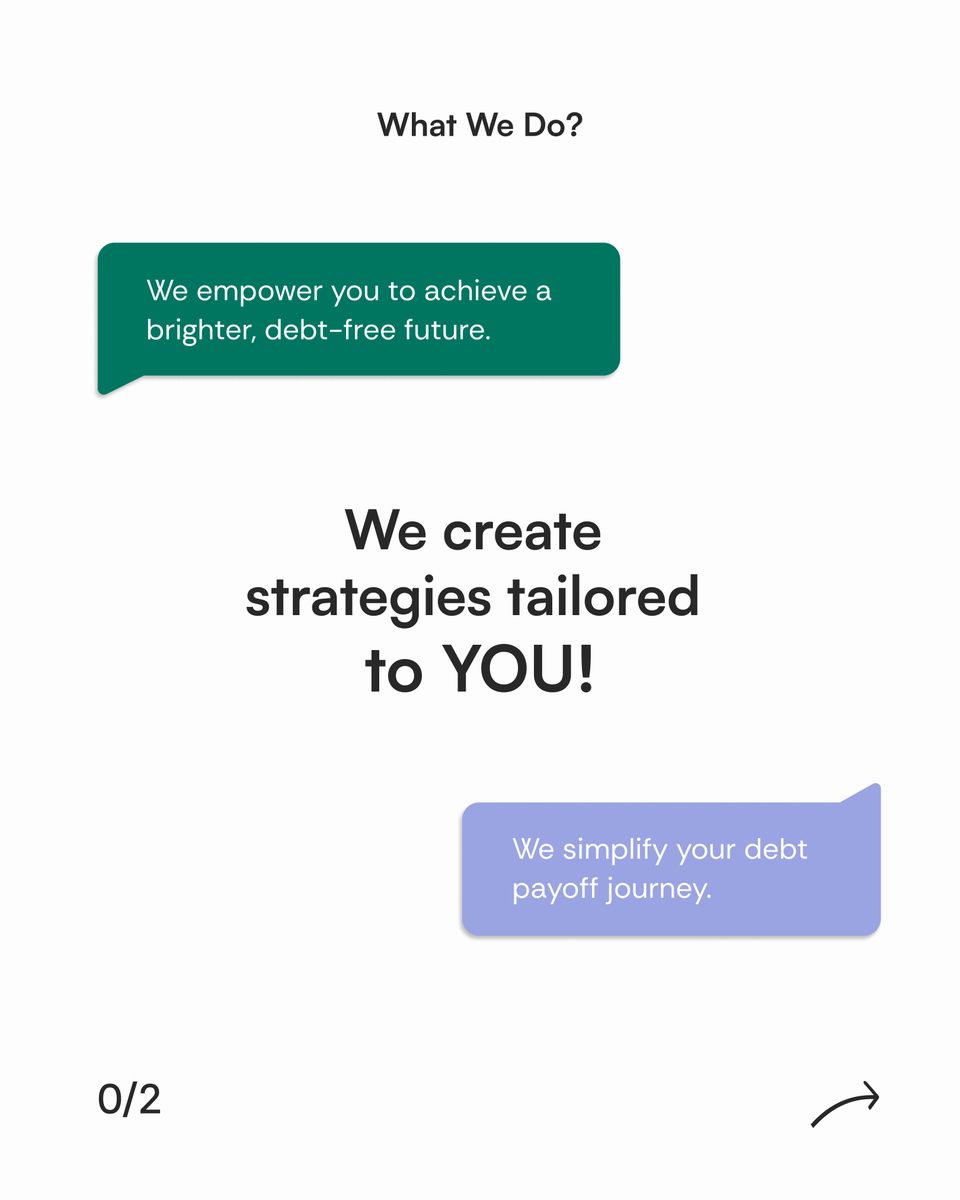 Debtzero_club's tweet photo. Crushing debt starts with a plan.
DebtZero gives you personalized strategies, an easy-to-use payment platform, and the tools you need to take control of your finances. No more guesswork, no more stress just a clear path to financial freedom.
Let’s make it happen.🚀 https://t.co/gmml8nWMnq