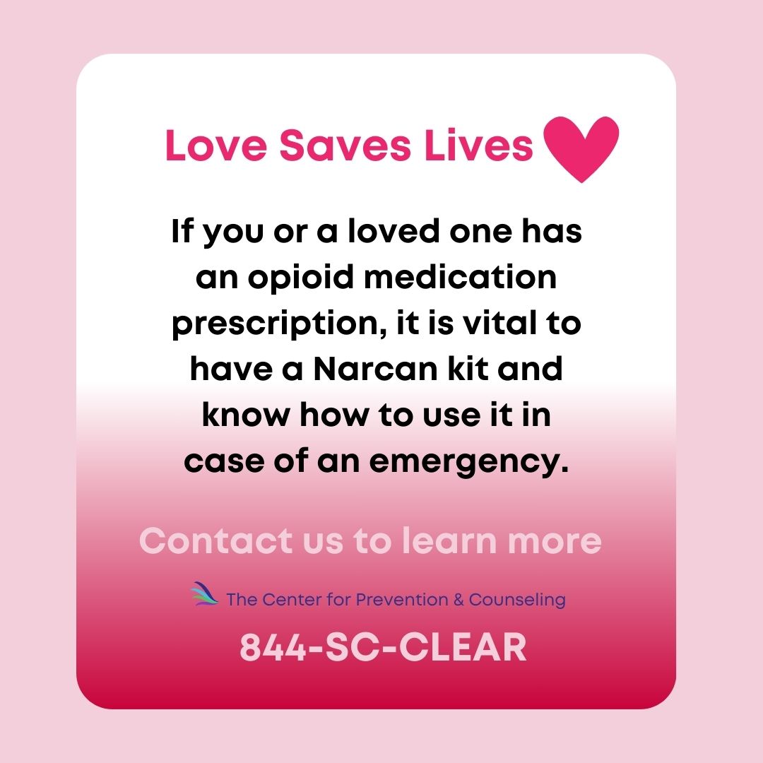 Love 💗 Saves Lives! 88% of #overdose reversals are performed by people who use drugs and their friends and family. You could save someone you love. Free #Narcan (#Naloxone) and addiction help is available by calling or texting  24/7 844-SC-CLEAR (844-722-5327)
