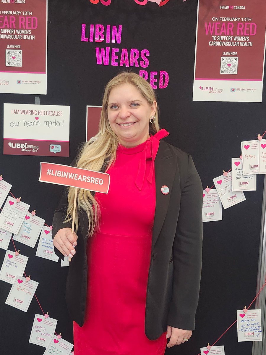 Sandi Dumanski (@drsandidumanski) on Twitter photo Today our lab wears RED to spread awareness about women’s cardiovascular health! (@SofiaAhmedMD <a href="/VictoriaRiehlT/">Victoria</a> and other lab members are wearing red off-site!) #herheartmatters #LibinWearsRed <a href="/WearRedCanada/">Wear Red Canada</a> <a href="/LibinInstitute/">Libin Cardiovascular Institute</a> Today our lab wears RED to spread awareness about women’s cardiovascular health! (@SofiaAhmedMD <a href="/VictoriaRiehlT/">Victoria</a> and other lab members are wearing red off-site!) #herheartmatters #LibinWearsRed <a href="/WearRedCanada/">Wear Red Canada</a> <a href="/LibinInstitute/">Libin Cardiovascular Institute</a>