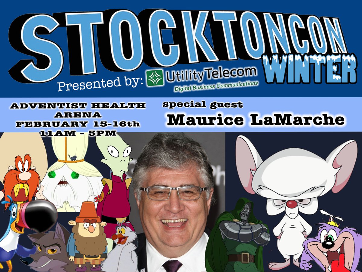 Lodi Comic Con Spring - Saturday, May 10th!! (@stocktoncon) on Twitter photo Come meet
PINKY AND THE BRAIN!! <a href="/MAURICELAMARCHE/">MAURICE LAMARCHE</a> and <a href="/yakkopinky/">Rob Paulsen</a> Rob Paulsen
this weekend at StocktonCon Winter, presented by
<a href="/UtilityTel/">Utility Telecom</a>. Here are the links to pre-sale tickets for their meet and greet.
bit.ly/PaulsenSCWinter
bit.ly/MauriceSCWinter Come meet
PINKY AND THE BRAIN!! <a href="/MAURICELAMARCHE/">MAURICE LAMARCHE</a> and <a href="/yakkopinky/">Rob Paulsen</a> Rob Paulsen
this weekend at StocktonCon Winter, presented by
<a href="/UtilityTel/">Utility Telecom</a>. Here are the links to pre-sale tickets for their meet and greet.
bit.ly/PaulsenSCWinter
bit.ly/MauriceSCWinter