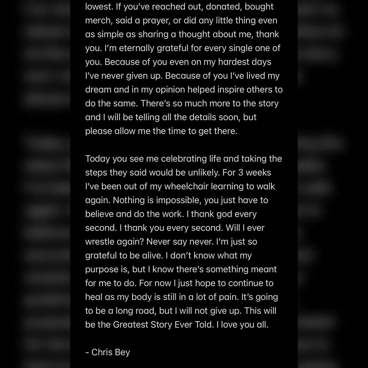DashingChrisBey's tweet image. Thank You

Greatest Story Ever Told