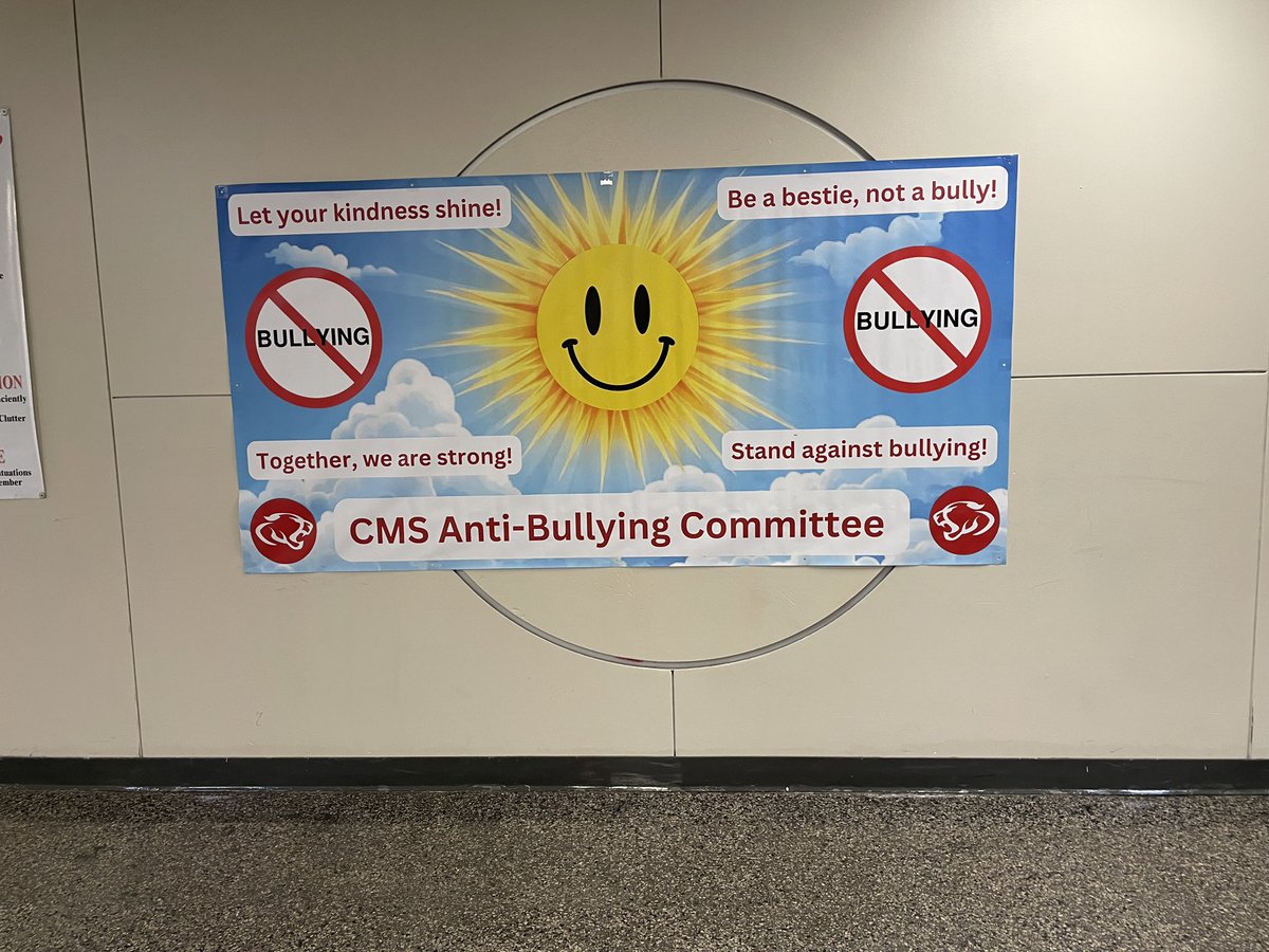 HEY74173661's tweet photo. #HEY! We are at the end of #HEYWeek and this really make me smile! These were created by the @CrosbyMSCougars @CrosbyISD anti-bully club and made into banners for the main hallway ๐๐๐
Kindness
Friendliness
Positivity
Excellence https://t.co/qaz3frNNmS