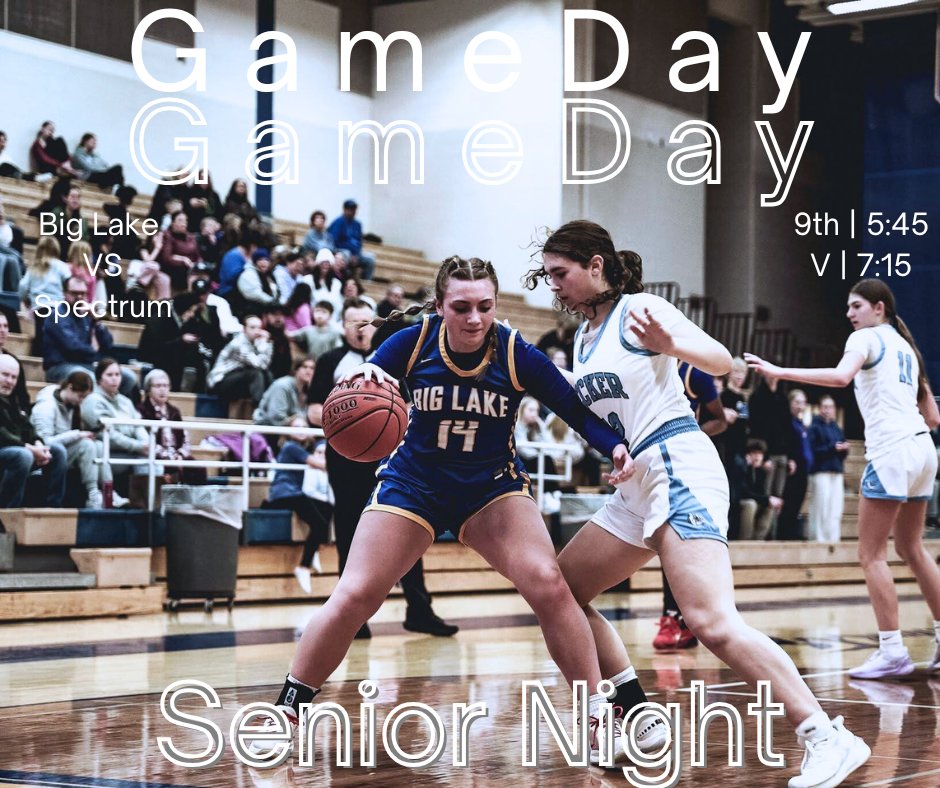 Game Day &amp; Senior Night!! Come on out to celebrate our one and only Senior, Mya Knapp and support the team as they take on Spectrum! 

🗓 TODAY! February 13th, 2025
📍 HOME
⏰ 9th @ 5:45
⏰ Varsity @ 7:15