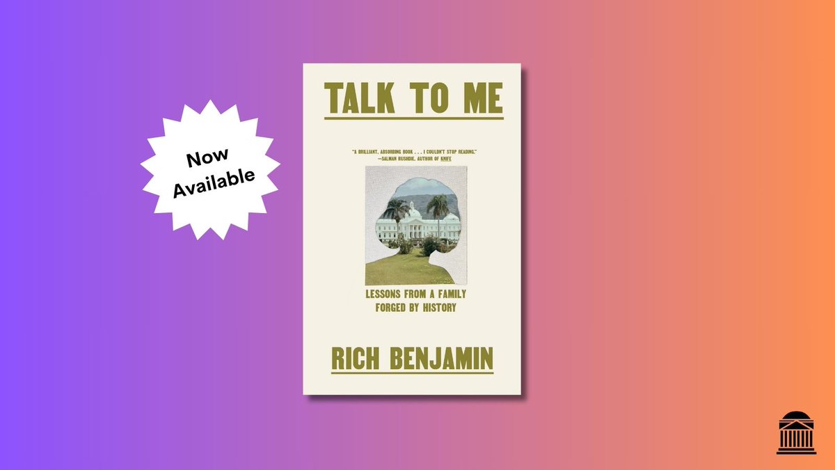 Pantheon Books (@pantheonbooks) on Twitter photo TALK TO ME by <a href="/IAmRichBenjamin/">Rich Benjamin 🇺🇸🌴🥥</a> has been listed by TIME as a Best Book of February 2025! Check out the full list.
time.com/7210557/best-b… TALK TO ME by <a href="/IAmRichBenjamin/">Rich Benjamin 🇺🇸🌴🥥</a> has been listed by TIME as a Best Book of February 2025! Check out the full list.
time.com/7210557/best-b…