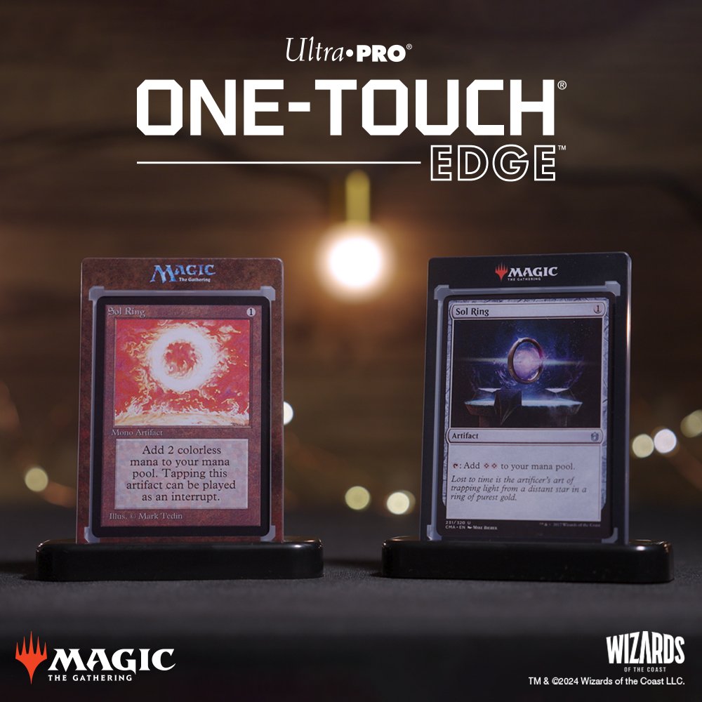 Your Magic cards aren’t just rares—they’re treasures. Keep them locked down in the ultimate protection with our ONE-TOUCH Edge. 🔒✨

Classic: bit.ly/3CGe6mq
Modern: bit.ly/40UIJOB

#UltraPRO #MTG #OneTouchEdge