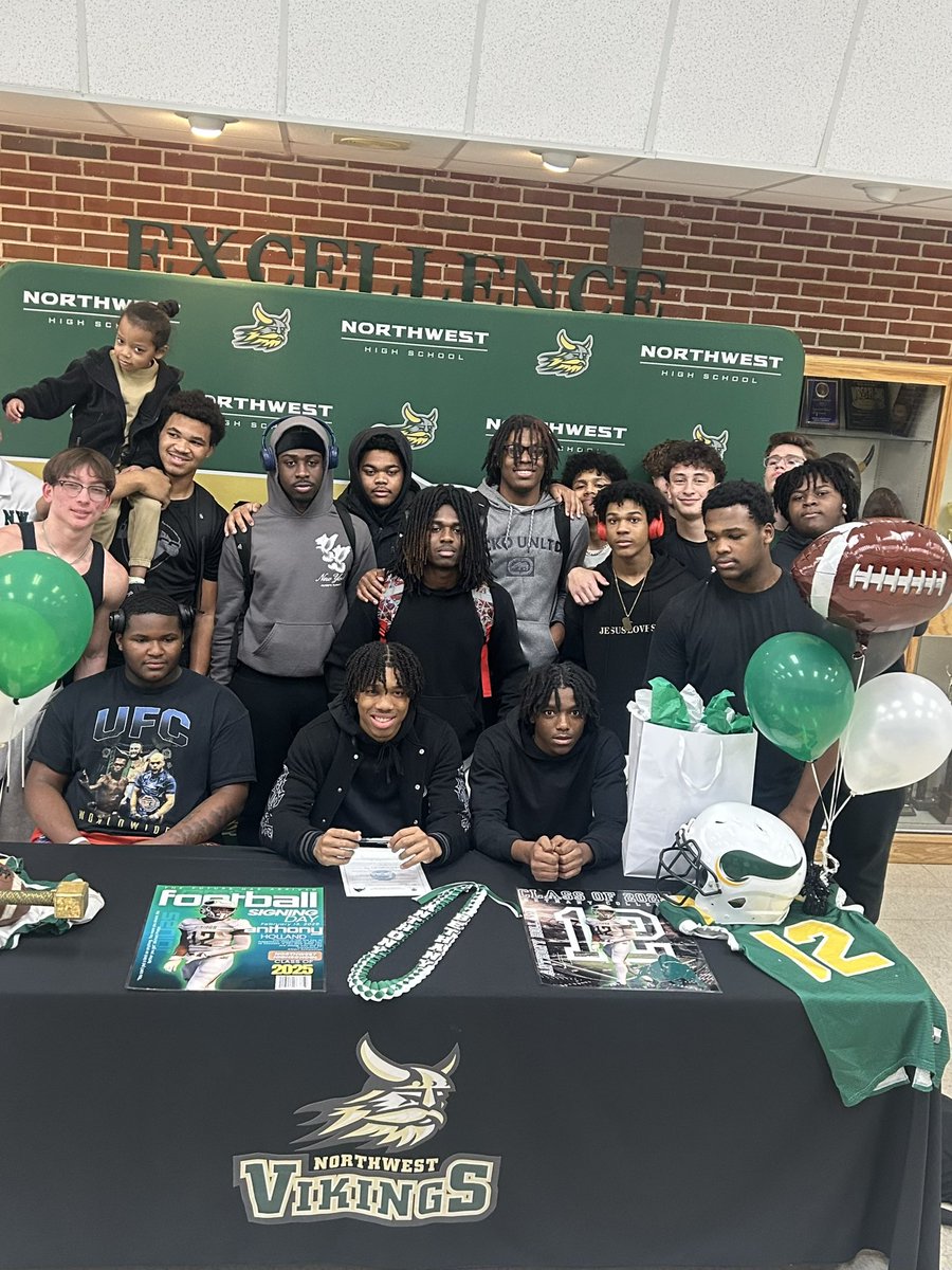 Another Viking heading for the next level. Anthony Holland has signed with Bethany College