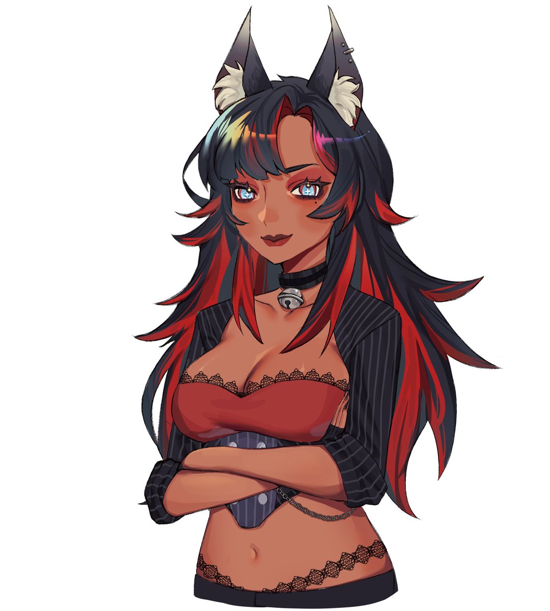 KishinShinobi's tweet image. Our residential catgirl is BACK in the spotlight for BHM Day 13! @hunnycatt is a chaotic and fun streamer who's always keeping up a great time with a variety of games and chill vibes, THEY ALSO ONE OF MY DAY ONES SO IF YOU AINT ALREADY, GO SUPPORT HER, GRAB A SEAT AND A DRINK🍷😤