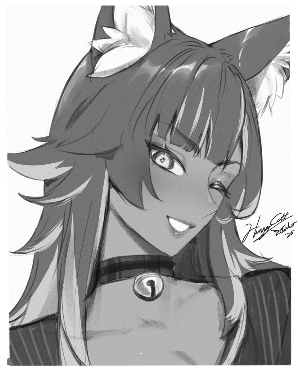 KishinShinobi's tweet image. Our residential catgirl is BACK in the spotlight for BHM Day 13! @hunnycatt is a chaotic and fun streamer who's always keeping up a great time with a variety of games and chill vibes, THEY ALSO ONE OF MY DAY ONES SO IF YOU AINT ALREADY, GO SUPPORT HER, GRAB A SEAT AND A DRINK🍷😤