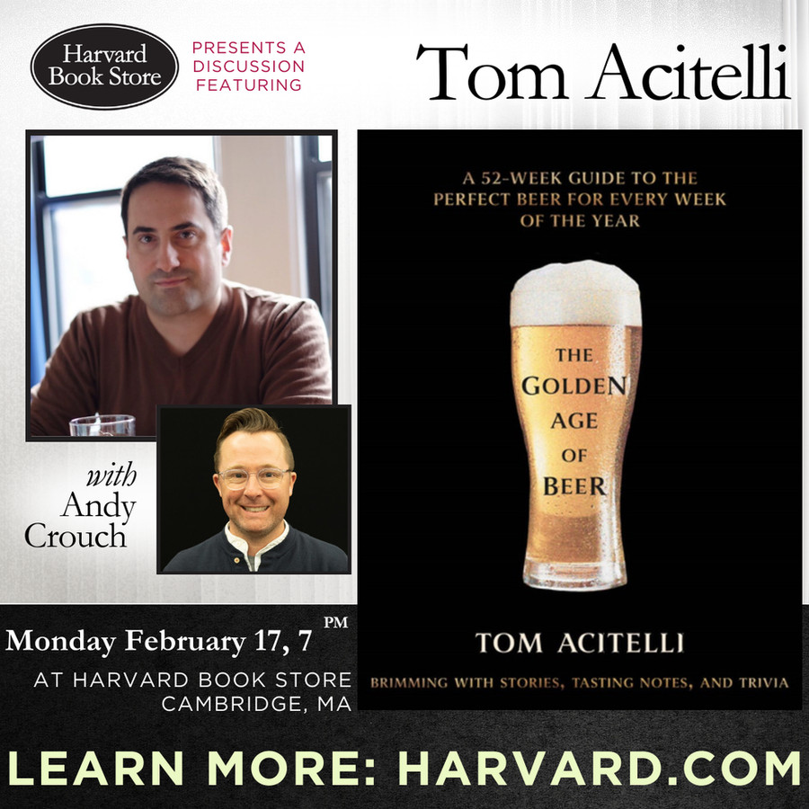 I know where we'll be on Monday 🍻📖🎉@HarvardBookStore, see you there!
#independentbookstores #bookevent #beer #beerlovers #TBR #bookstagram #boston #cambridge #goldenageofbeer