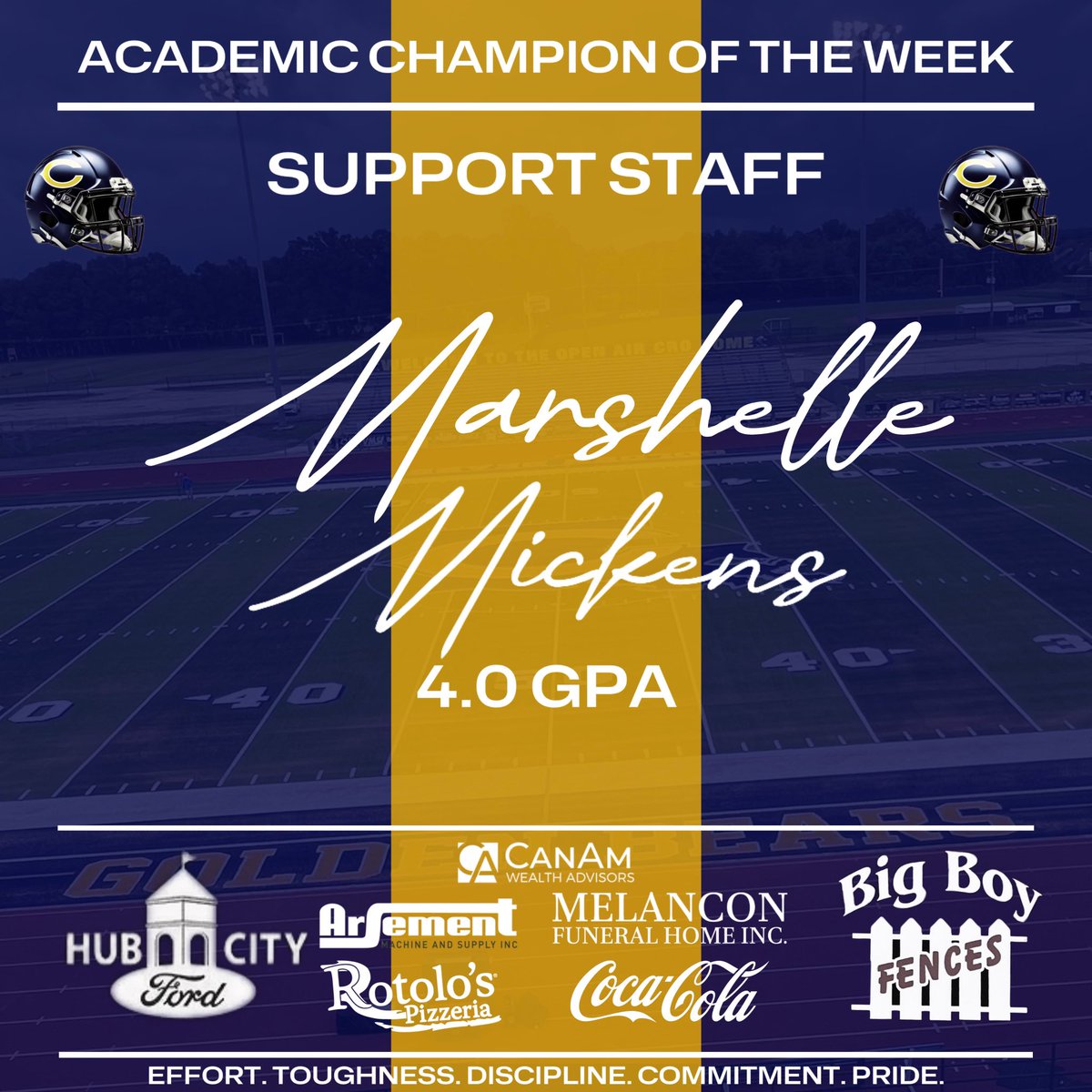 Academic Winners Week 5