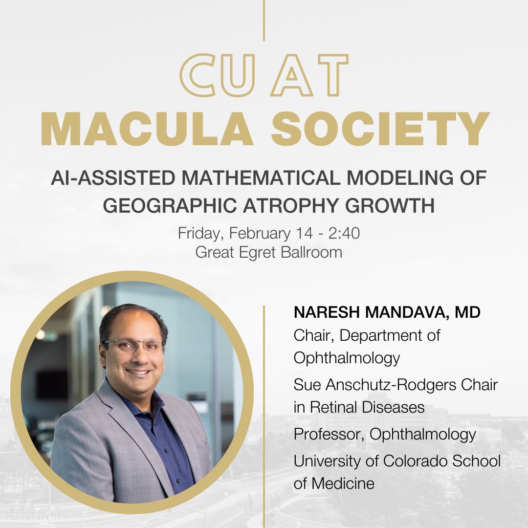 CU Anschutz Department of Ophthalmology tweet media