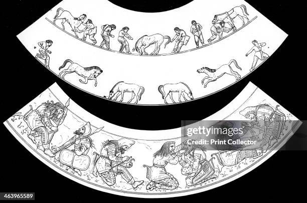 Foolish_Brain1's tweet photo. Some weirdest rituals of the ancient world, which are obsolete now.

The Scythians (8th century BC to 2nd century AD): Eurasian steppes (modern-day Ukraine, southern Russia, and Central Asia).

Nomadic warriors known for their ferocity and horsemanship. The Scythians were famous for their elaborate tombs and the "Scythian mummification" process. They also practiced ritualized human sacrifice, sometimes using a "blood-drinking" ceremony. Their society was one of raiders, and they even had a reputation for violence, but also rich art and social structures. Their customs included the use of tattoos, and they made extravagant burial mounds for their elite.