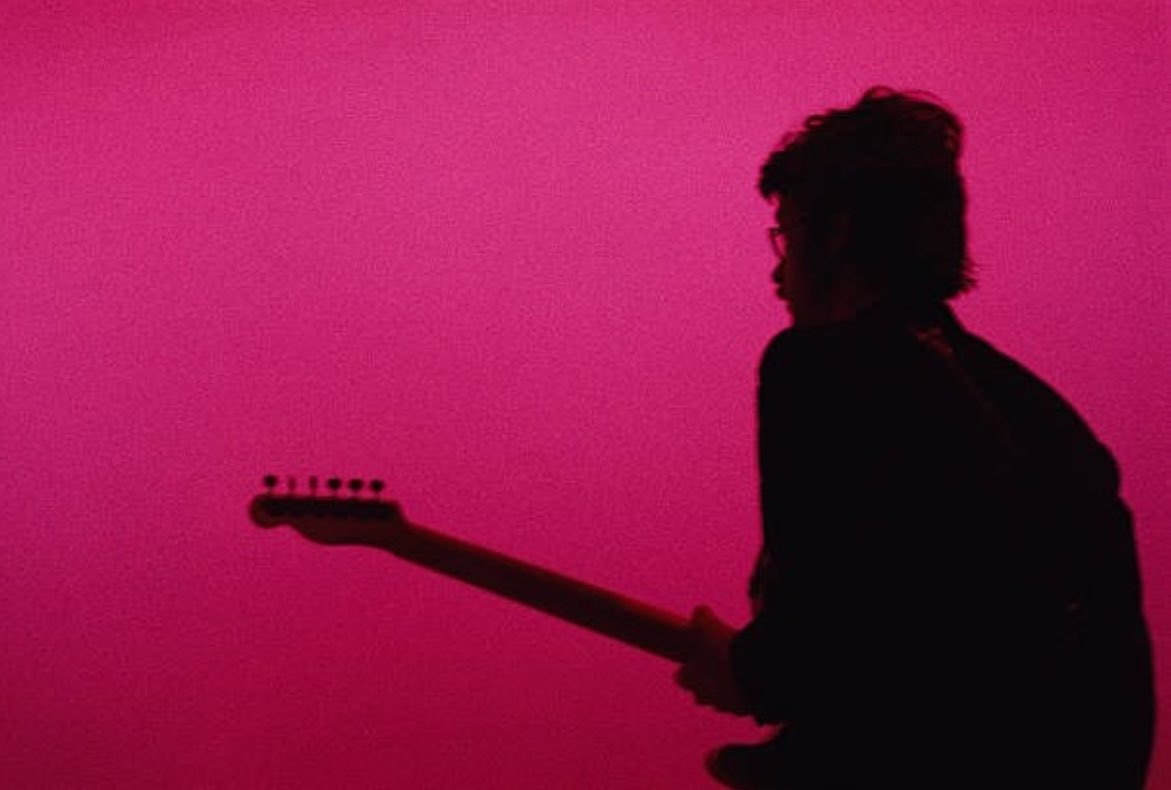 robbie robertson performing with the band in new york, january 19th, 1970. photo by harvey l. silver.
