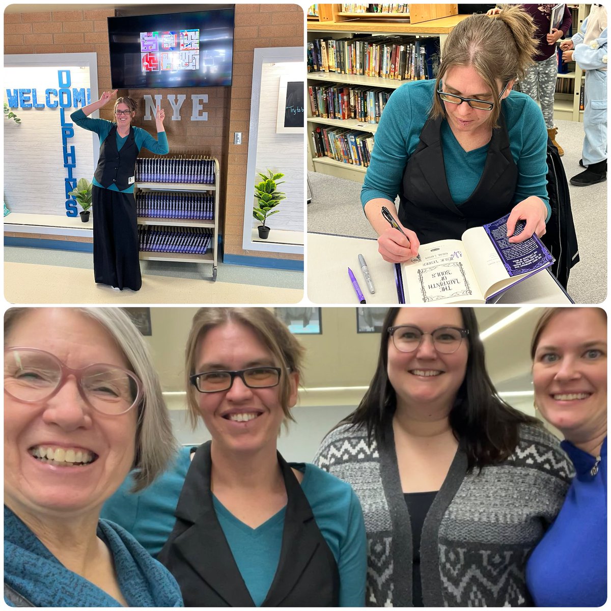 NYE had the amazing opportunity to welcome author Ms. Vedder! Thanks to <a href="/AndersonsBkshp/">Anderson's Bookshops</a> and <a href="/BlondieReader/">Blaire Ranucci</a> 📚<a href="/ErinRodriguez27/">Erin Rodriguez</a>