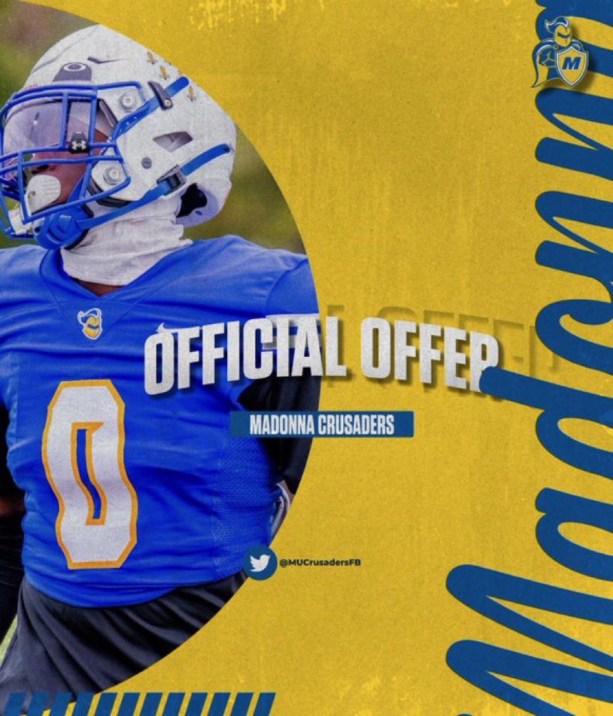 Alexander Emory (@alexanderemory8) on Twitter photo After a great talk with <a href="/CoachK_ODonnell/">Kevin O'Donnell</a> I’m greatful to receive an official offer to play football at Madonna University! <a href="/BrettGuminsky/">Brett Guminsky</a> <a href="/jzanski/">Jakob Zanski</a> <a href="/WYBEARSFOOTBALL/">WYANDOTTE FOOTBALL</a> After a great talk with <a href="/CoachK_ODonnell/">Kevin O'Donnell</a> I’m greatful to receive an official offer to play football at Madonna University! <a href="/BrettGuminsky/">Brett Guminsky</a> <a href="/jzanski/">Jakob Zanski</a> <a href="/WYBEARSFOOTBALL/">WYANDOTTE FOOTBALL</a>