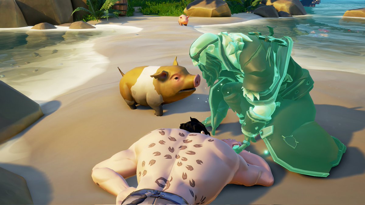 "When hunter becomes prey"

Theme: Spectacular Plunder

#SoTShot <a href="/SeaOfThieves/">Sea of Thieves</a>