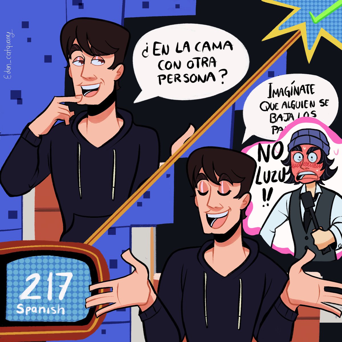 ECatquarry's tweet photo. El verdadero sucesor de marco
antonio regil
Unas risas de calidad con estos eruditos
#quackity #quackityfanart #luzu #luzugames
#slimecicle #slimeciclefanart #roier #roierfanart #aldogeo #aldogeofanart #missasinfoniafanart #missasinfonia https://t.co/aUbPKWeZcR