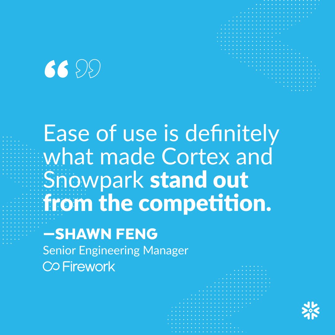 Snowflake tweet media