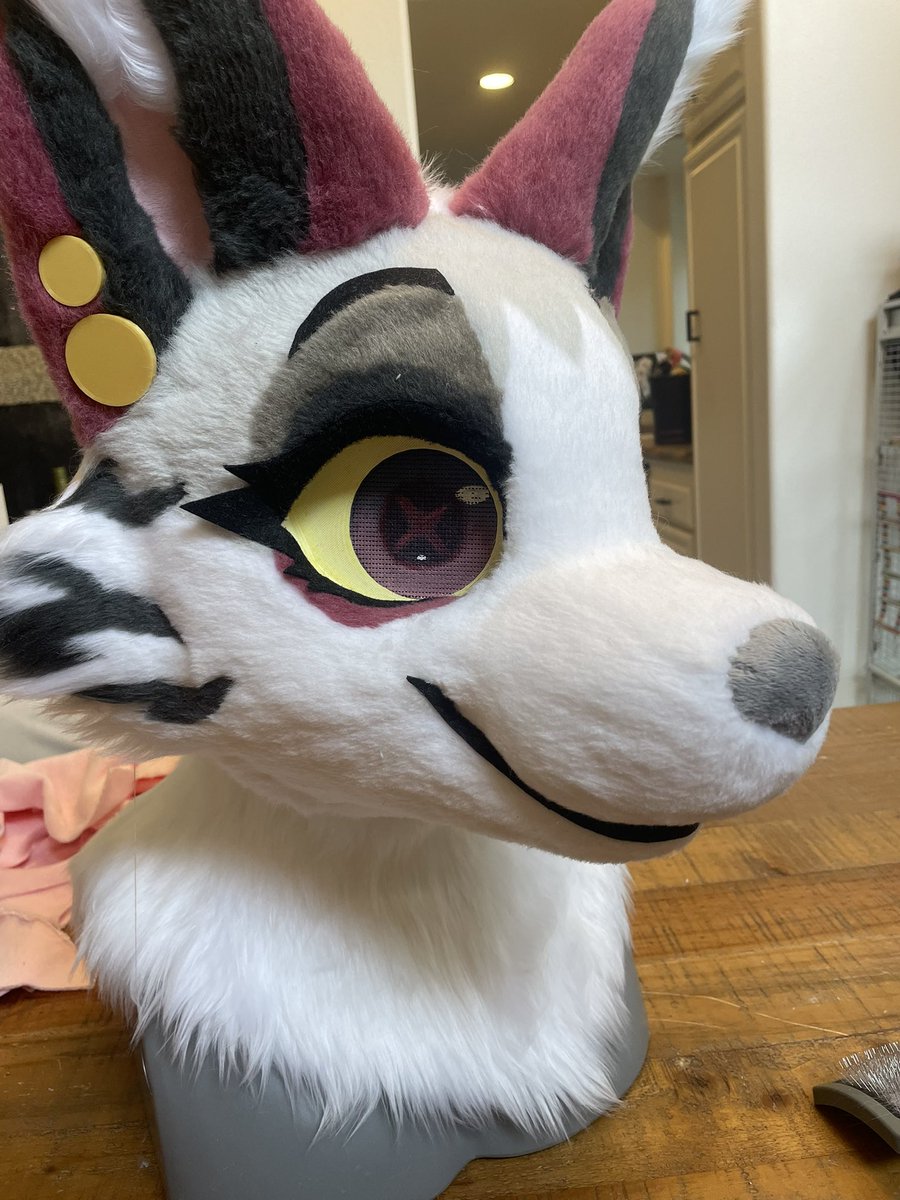 Yall ain’t ready for her!! 
First fursuit commission is almost complete