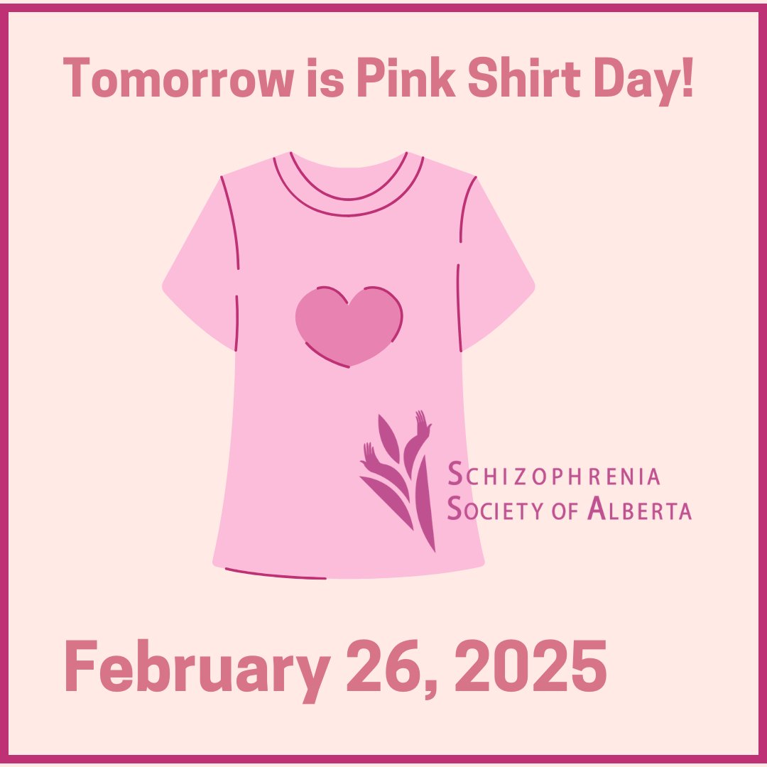 Tomorrow is #PinkShirtDay! Let’s unite in wearing pink to raise awareness about the effects of bullying and show our support for kindness and inclusion. 
#EndBullying #StandUpForKindness