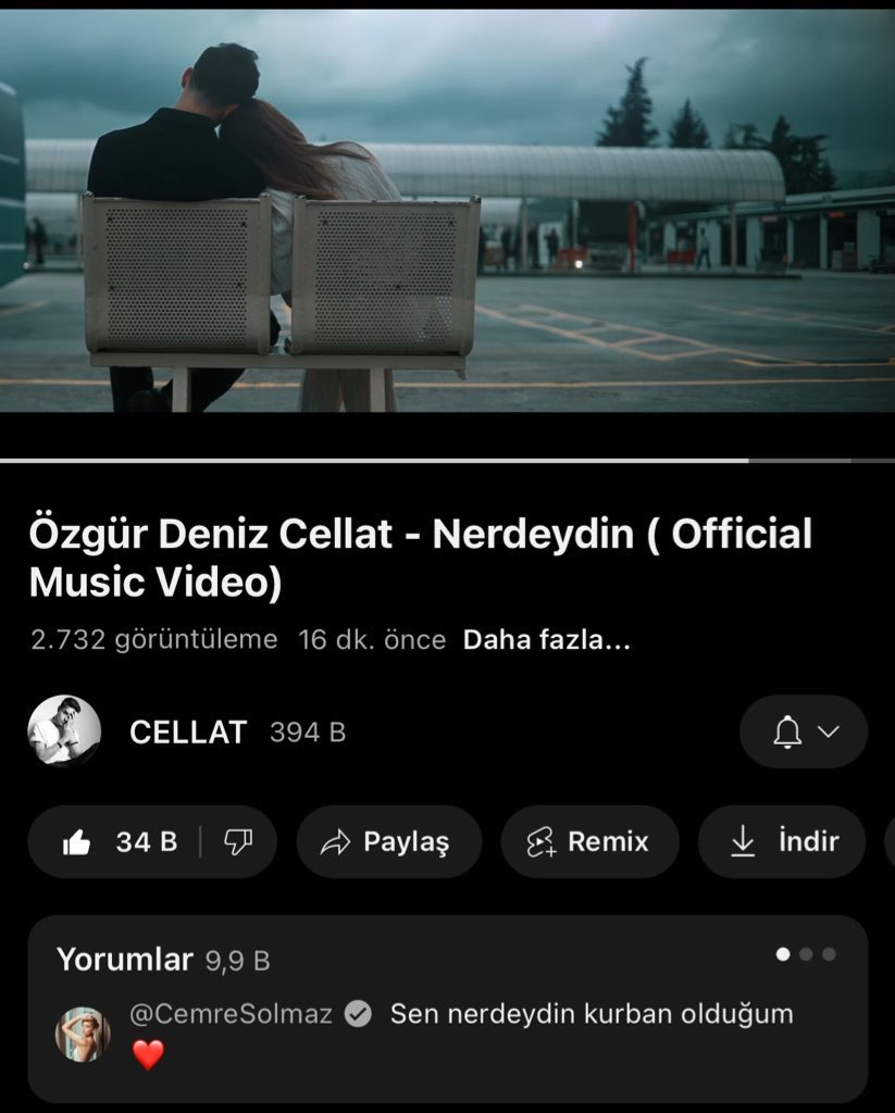 csolmazofficial's tweet image. Özgür Deniz Cellat’ın şarkısı yayınlandı! 

youtu.be/fKspMM7cWdQ?si…

#nerdeydin
