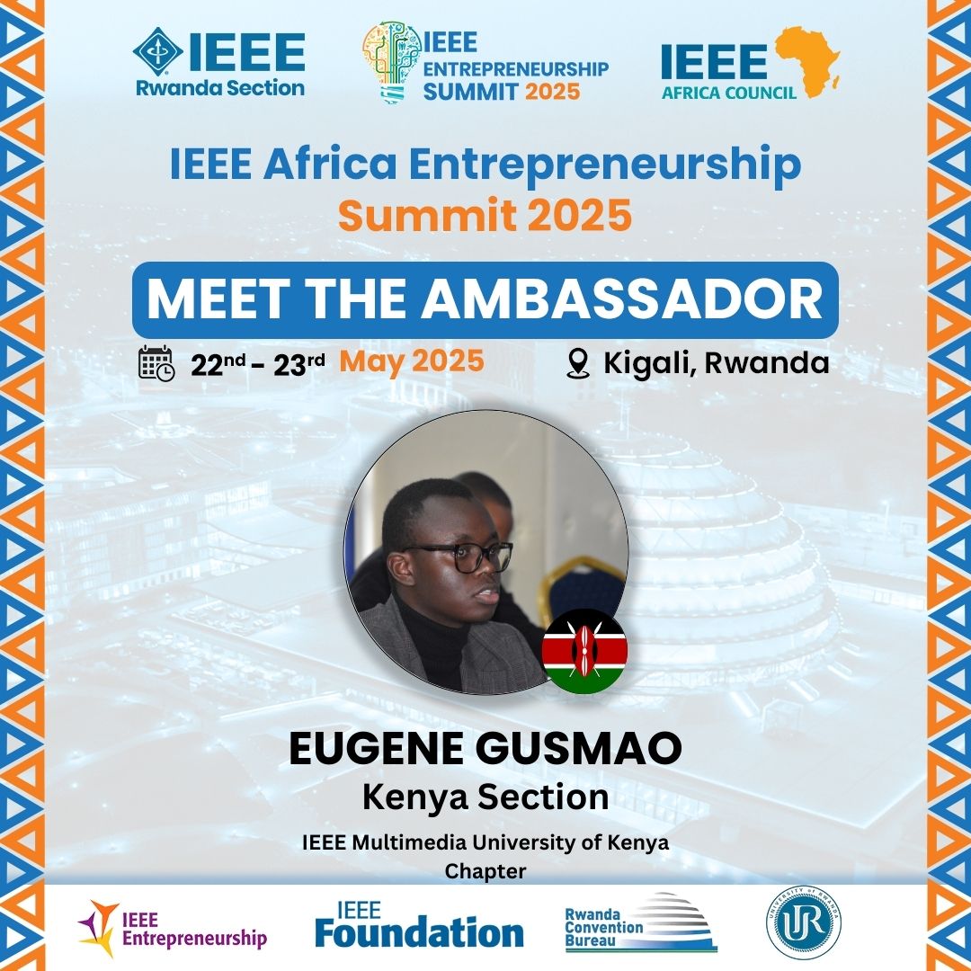 The IEEE Africa Entrepreneurship Summit 2025 will serve as a perfect platform for innovation in Africa. It is truly an event not to miss.
#IEEEentrepreneurshipsummit2025
#IEEEentrepreneurship
#IEEEAfrica
#IEEEKenya
#IEEERwanda